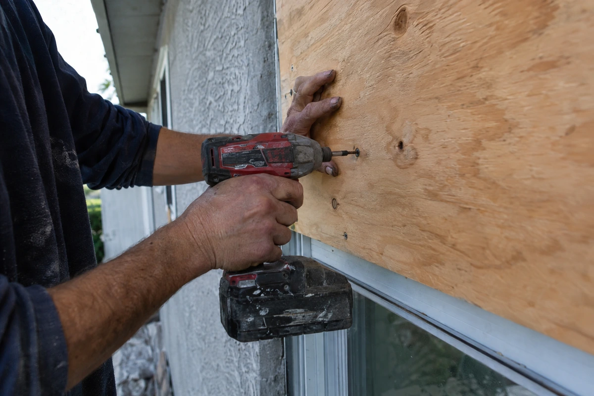 Emergency board up contractor